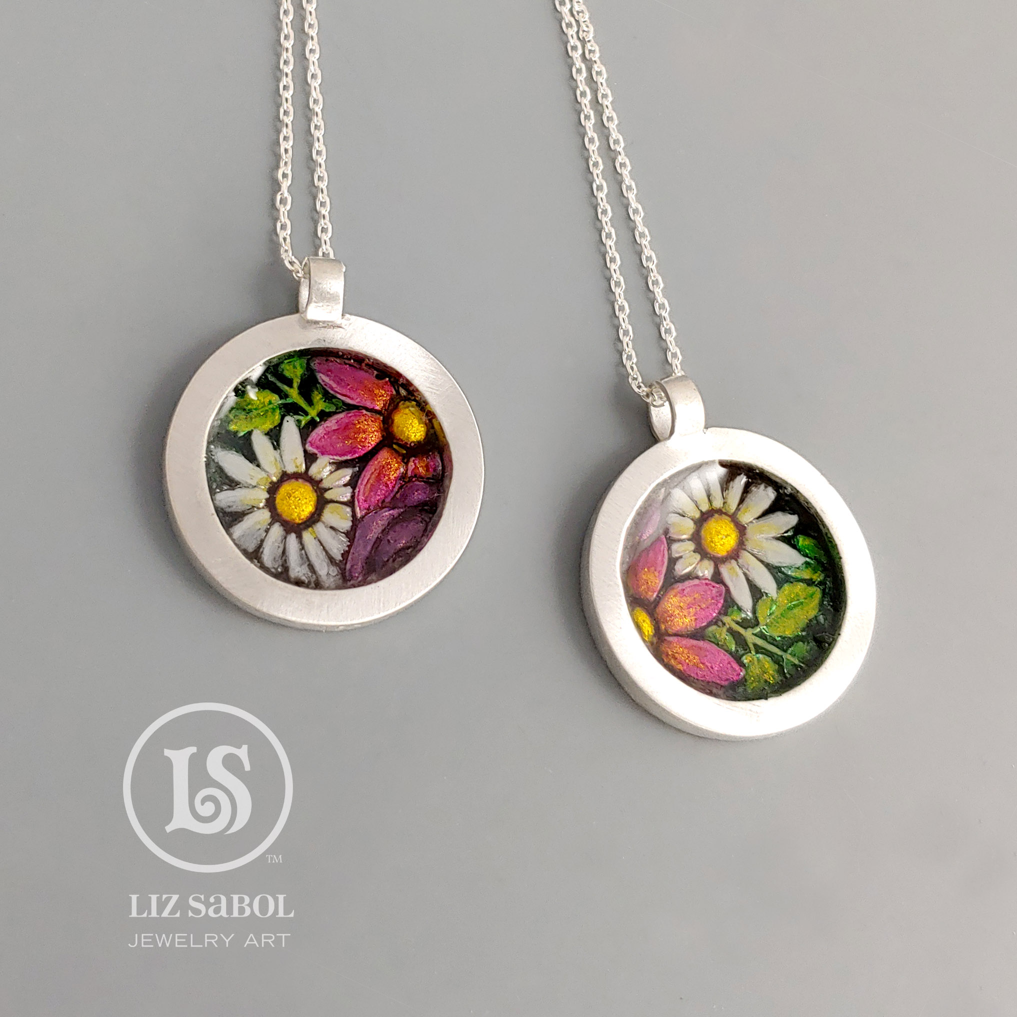 Custom Order Flower Pendants