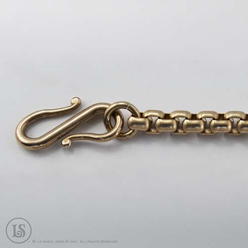 5mm Rounded Box Chain, Bronze
